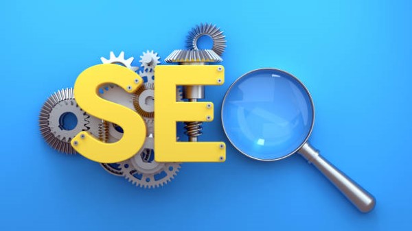 SEO consulting services; letters with a style.