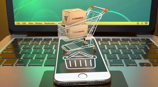 Imagen en donde se puede ver un carrito de compras representando el trabajo SEO para aumentar ventas en una tienda en línea